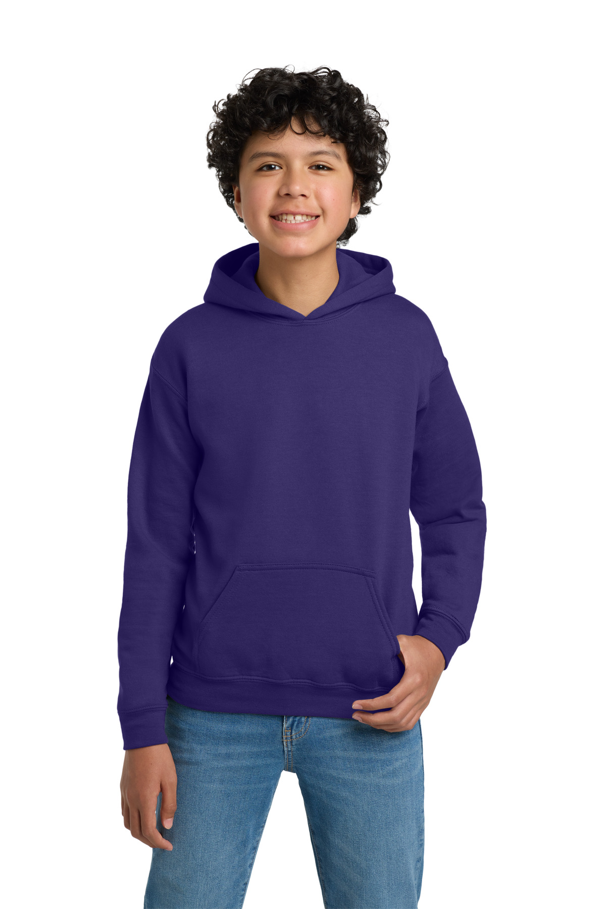 Gildan ® - Youth Heavy Blend Hooded Sweatshirt. 18500B - Image 5