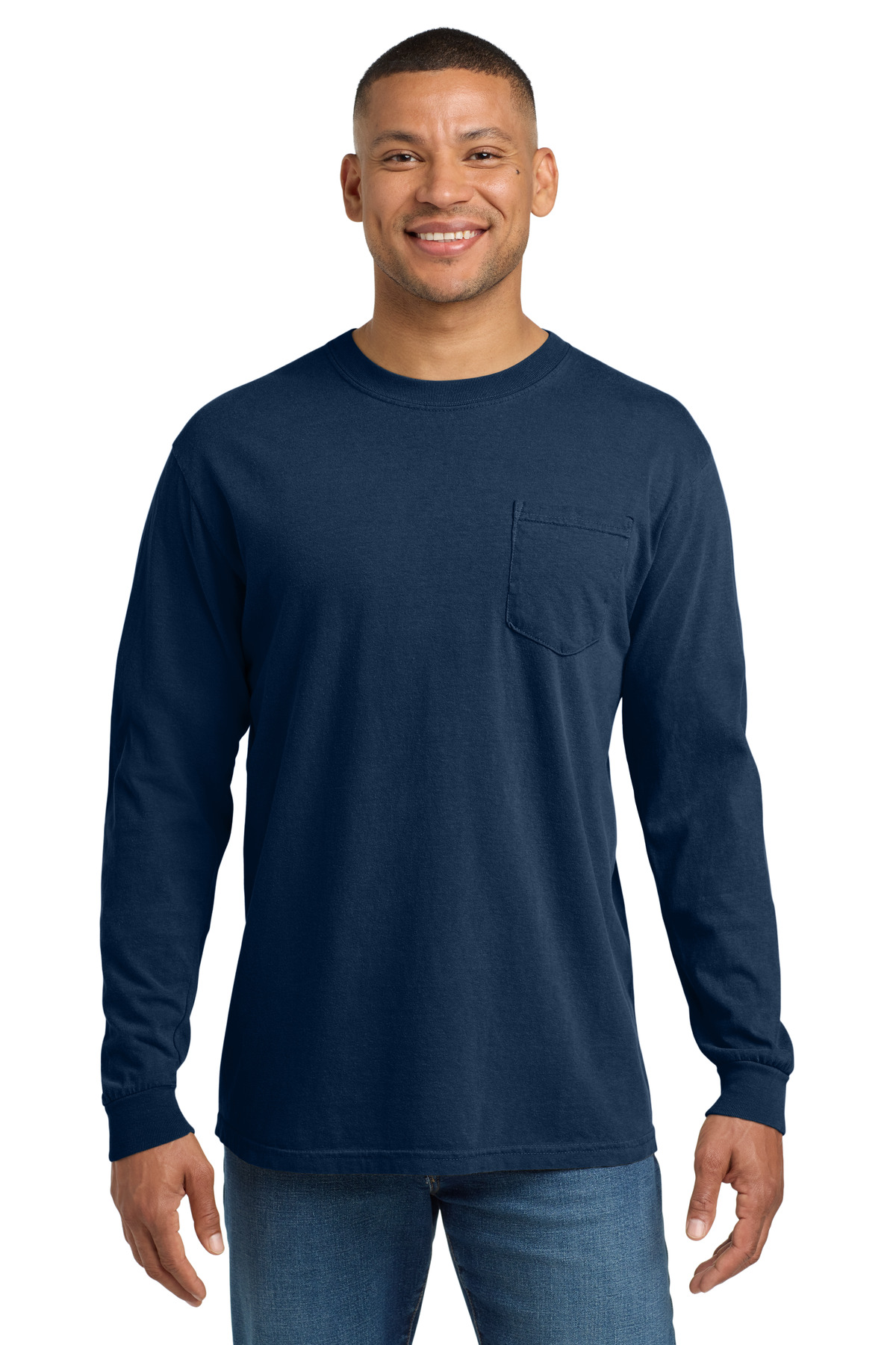 COMFORT COLORS ® Heavyweight Ring Spun Long Sleeve Pocket Tee. 4410 - Image 5
