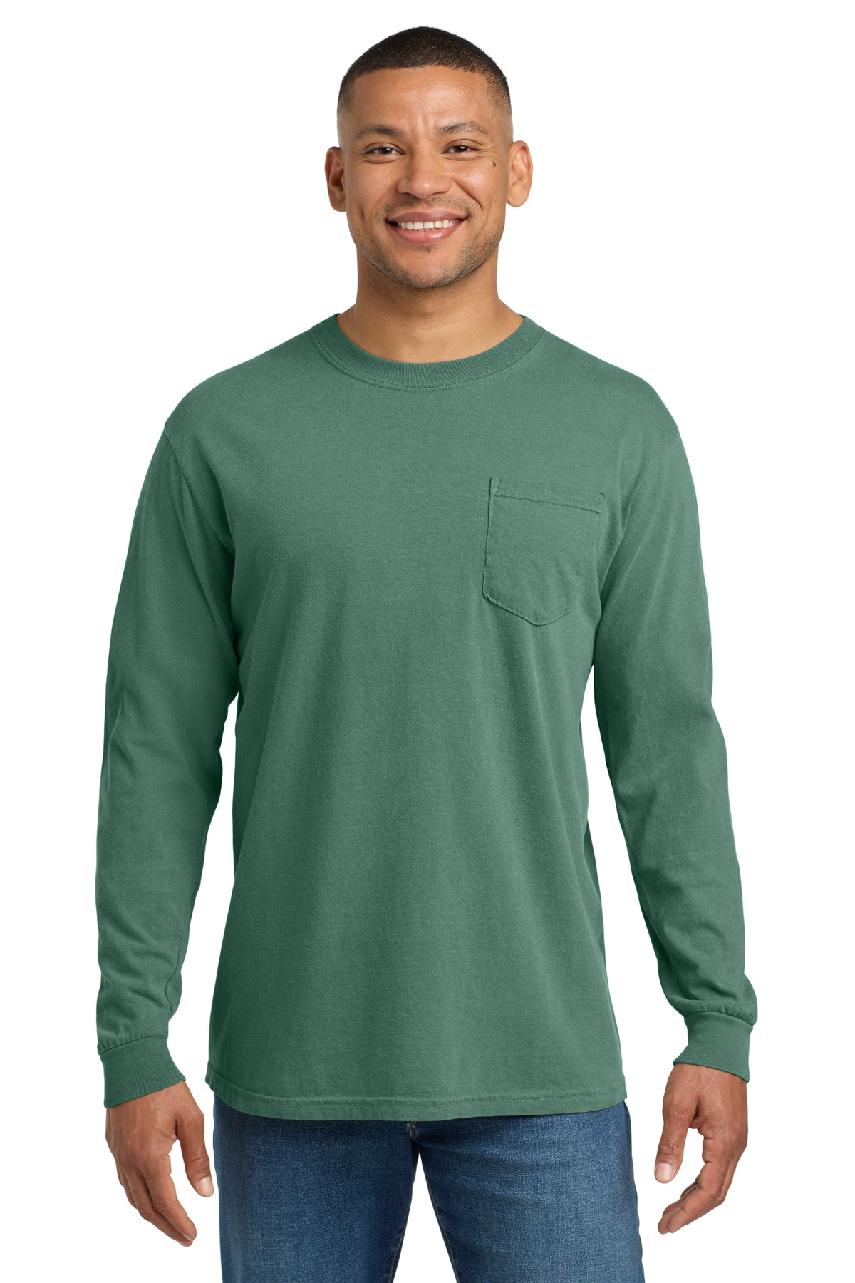 COMFORT COLORS ® Heavyweight Ring Spun Long Sleeve Pocket Tee. 4410 - Image 10