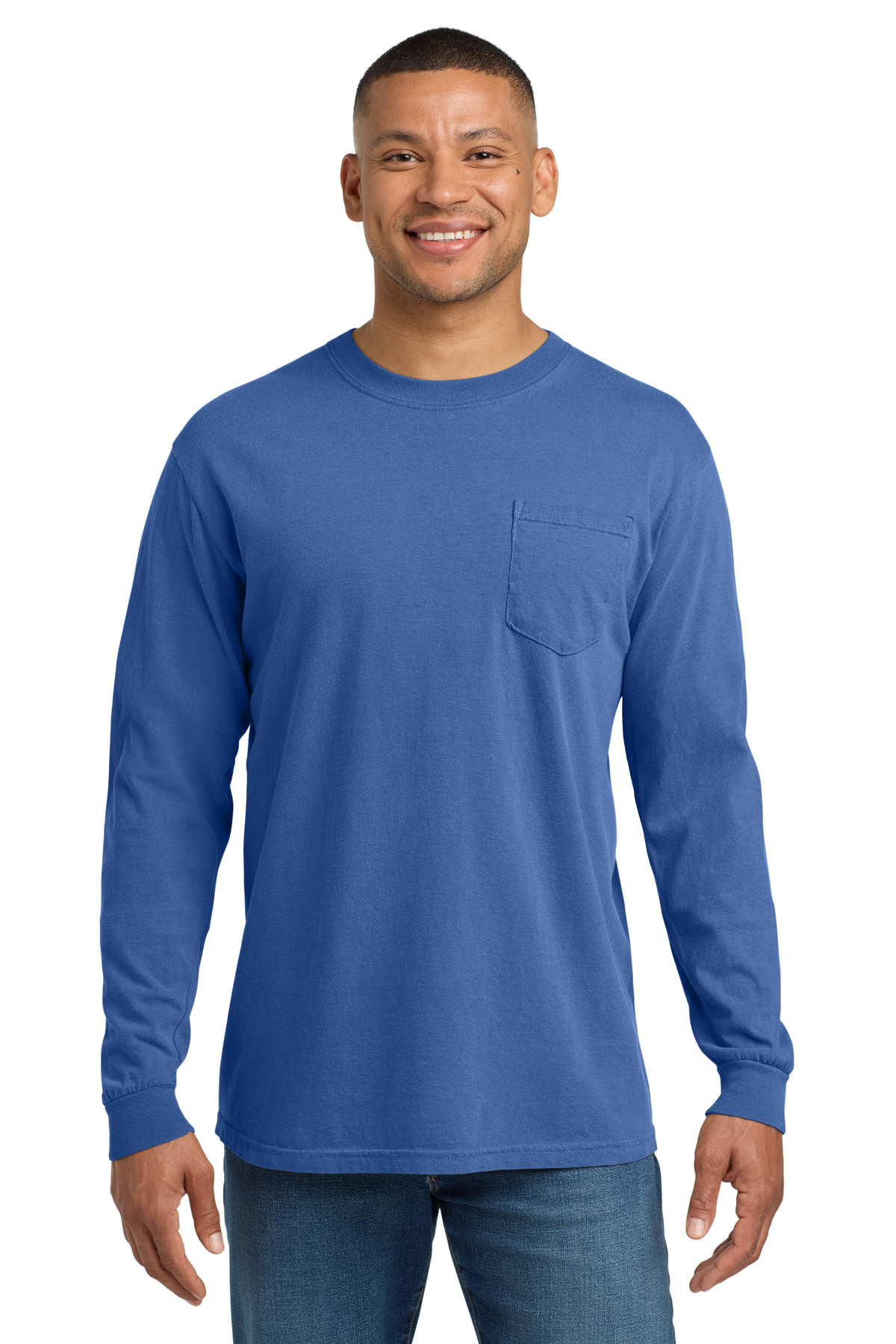 COMFORT COLORS ® Heavyweight Ring Spun Long Sleeve Pocket Tee. 4410 - Image 11