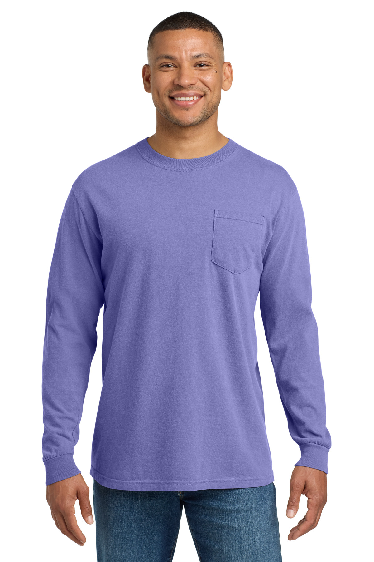 COMFORT COLORS ® Heavyweight Ring Spun Long Sleeve Pocket Tee. 4410 - Image 13