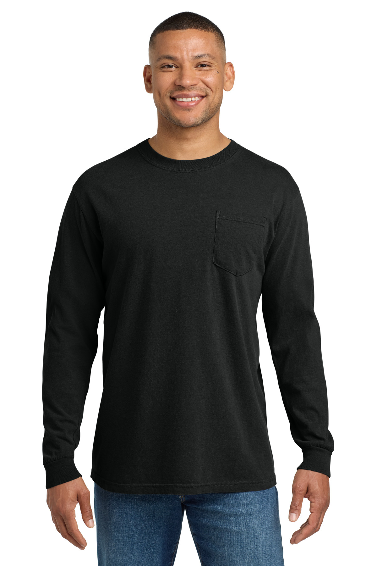 COMFORT COLORS ® Heavyweight Ring Spun Long Sleeve Pocket Tee. 4410 - Image 14