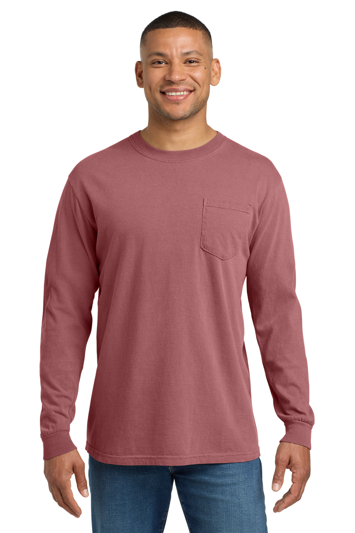COMFORT COLORS ® Heavyweight Ring Spun Long Sleeve Pocket Tee. 4410 - Image 15
