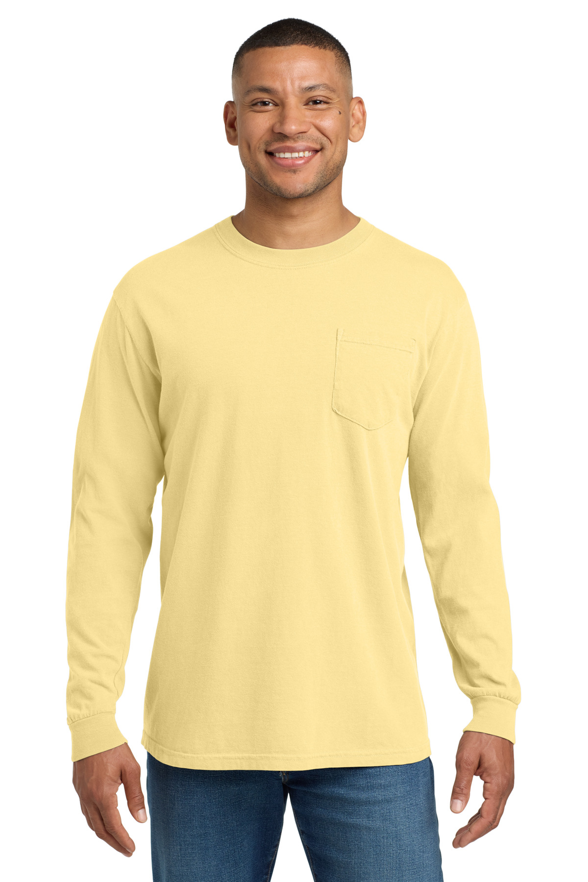 COMFORT COLORS ® Heavyweight Ring Spun Long Sleeve Pocket Tee. 4410 - Image 18