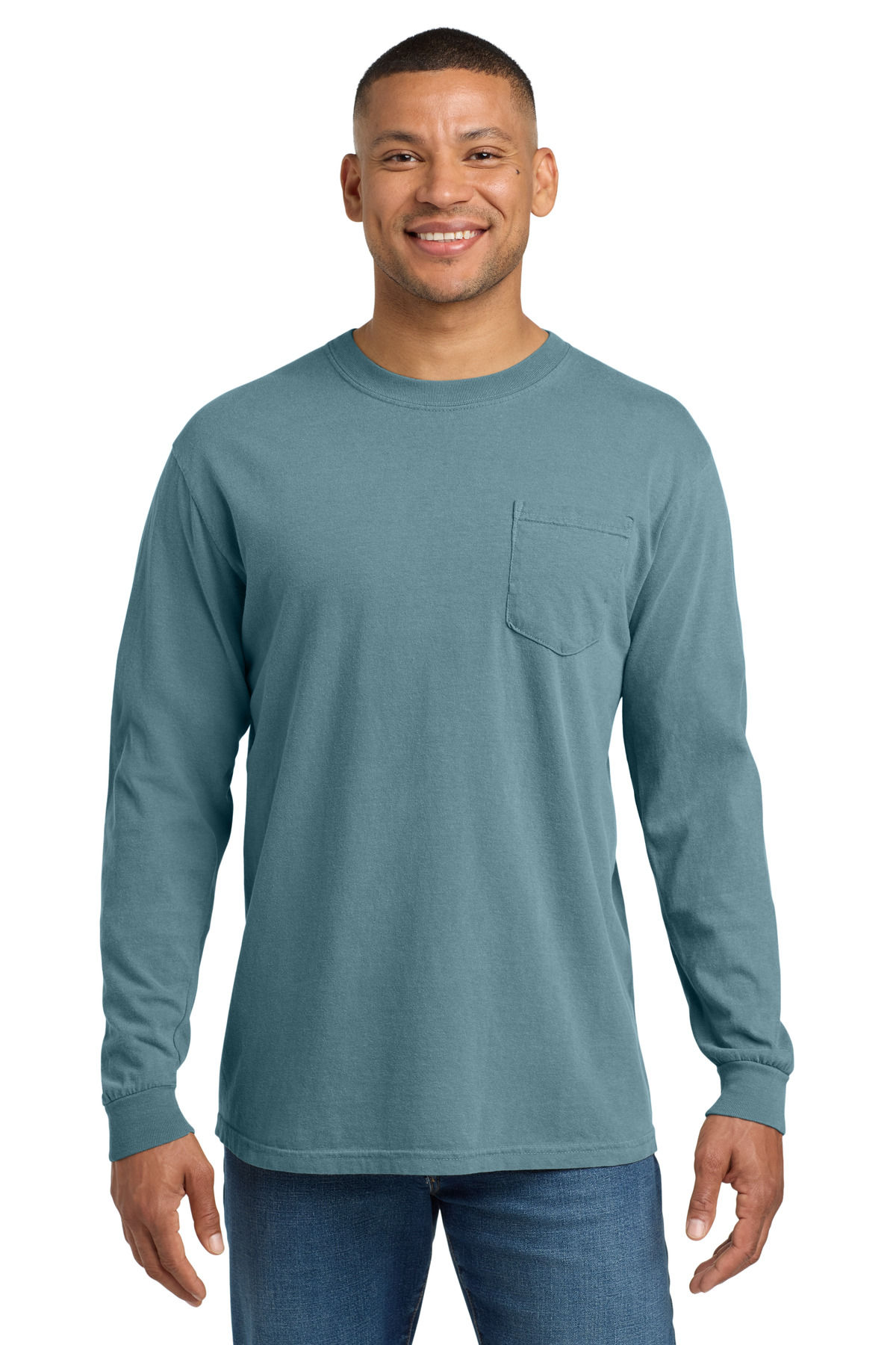 COMFORT COLORS ® Heavyweight Ring Spun Long Sleeve Pocket Tee. 4410 - Image 19