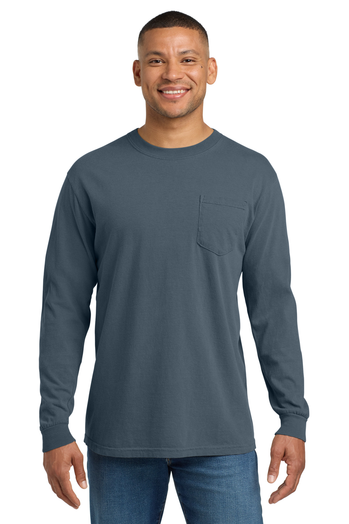 COMFORT COLORS ® Heavyweight Ring Spun Long Sleeve Pocket Tee. 4410 - Image 21