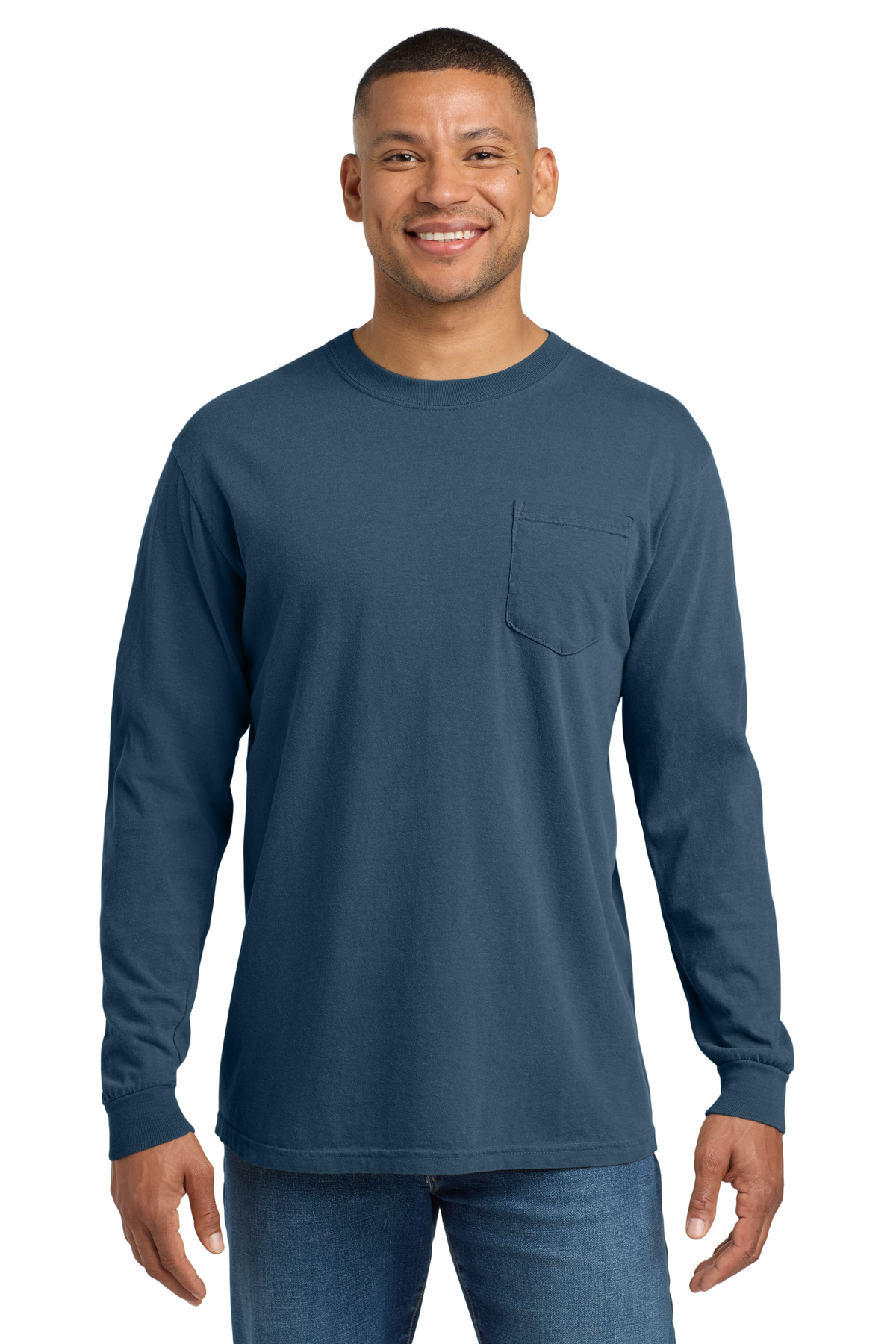 COMFORT COLORS ® Heavyweight Ring Spun Long Sleeve Pocket Tee. 4410 - Image 22