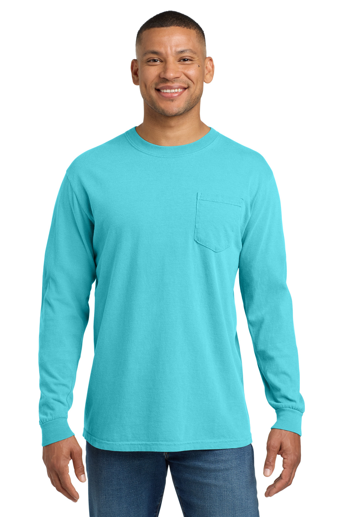 COMFORT COLORS ® Heavyweight Ring Spun Long Sleeve Pocket Tee. 4410 - Image 24