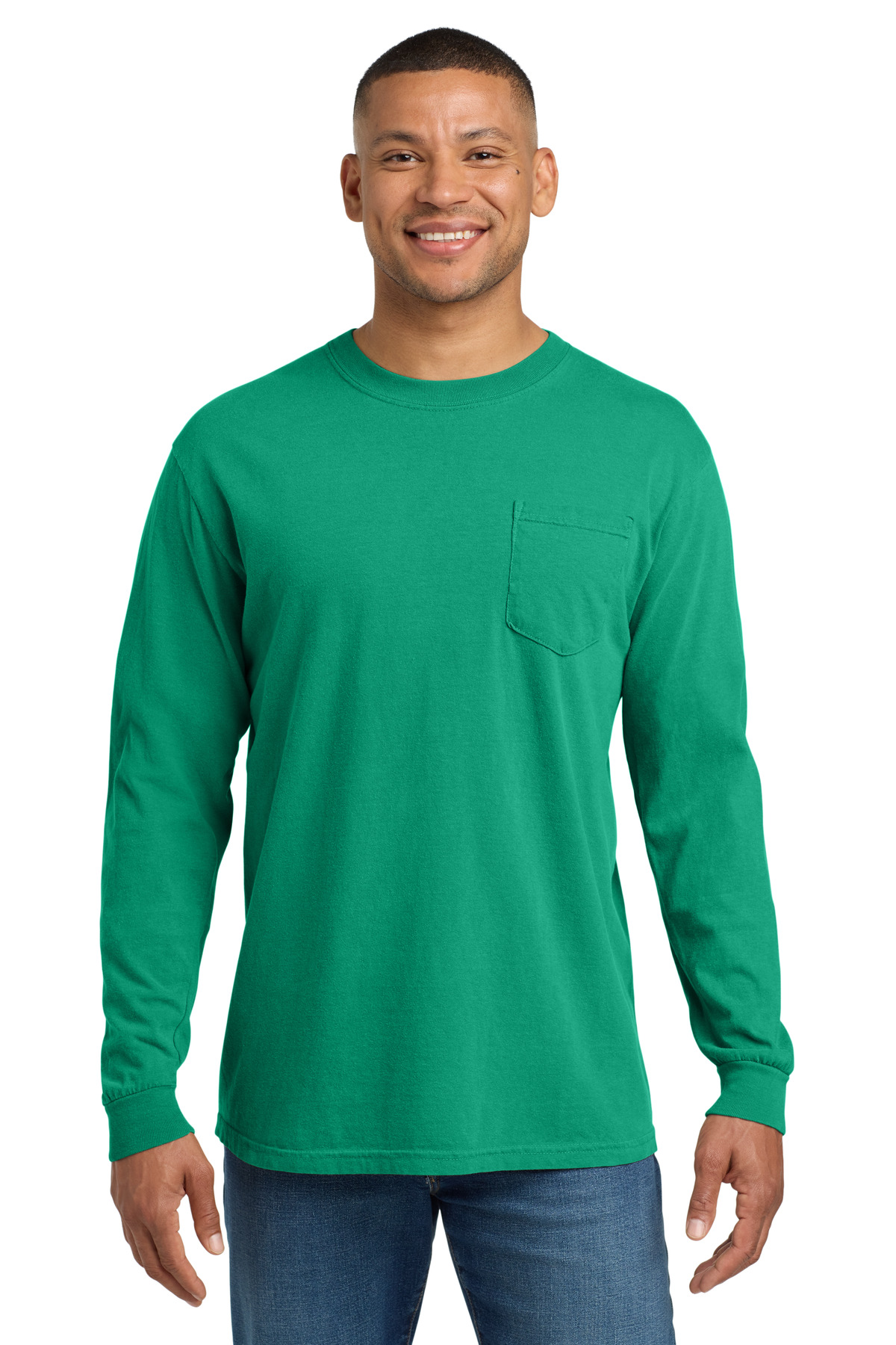 COMFORT COLORS ® Heavyweight Ring Spun Long Sleeve Pocket Tee. 4410 - Image 26