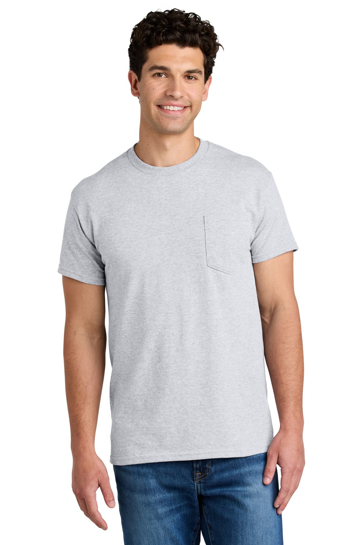 Gildan ® - DryBlend ® 50 Cotton/50 Poly Pocket T-Shirt. 8300 - Image 3