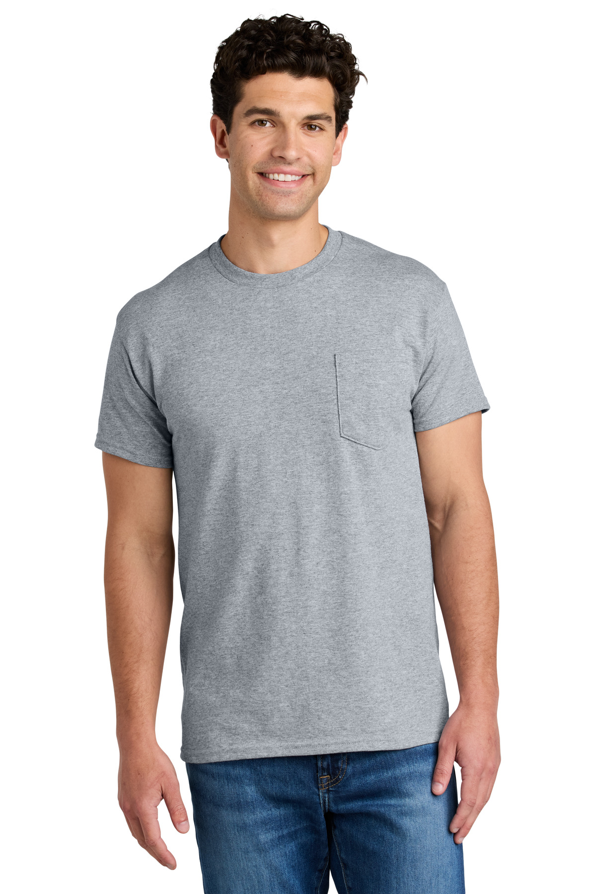 Gildan ® - DryBlend ® 50 Cotton/50 Poly Pocket T-Shirt. 8300 - Image 8