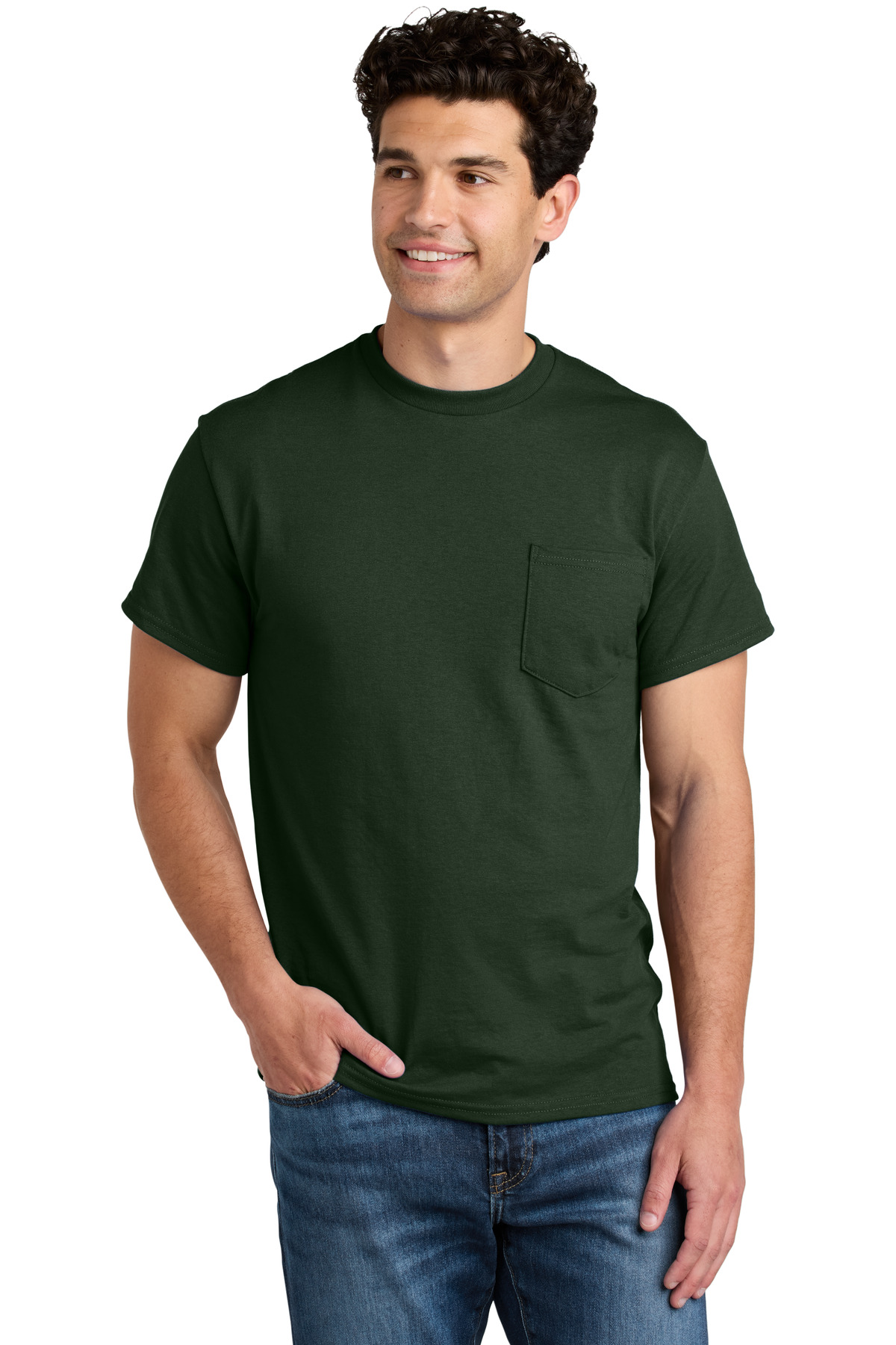 Gildan ® - DryBlend ® 50 Cotton/50 Poly Pocket T-Shirt. 8300 - Image 10