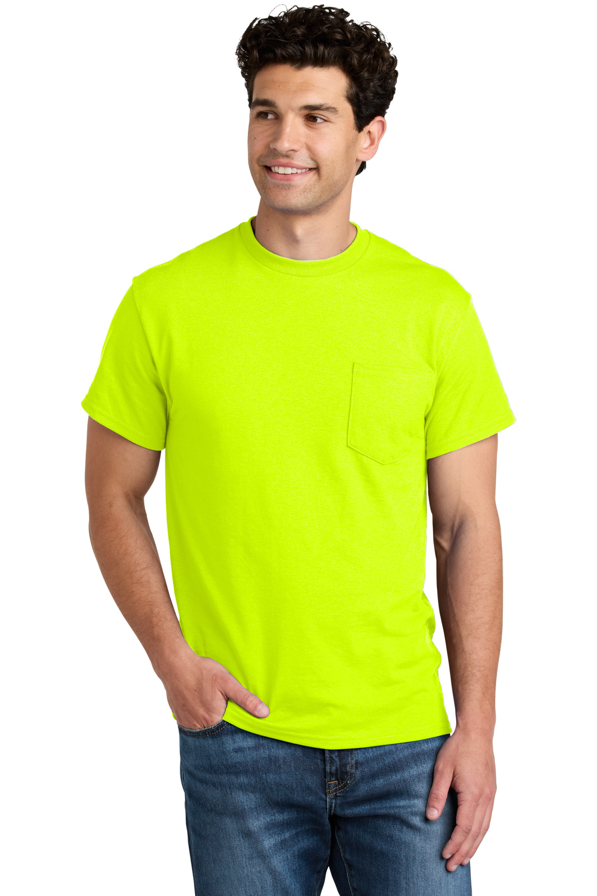 Gildan ® - DryBlend ® 50 Cotton/50 Poly Pocket T-Shirt. 8300 - Image 11
