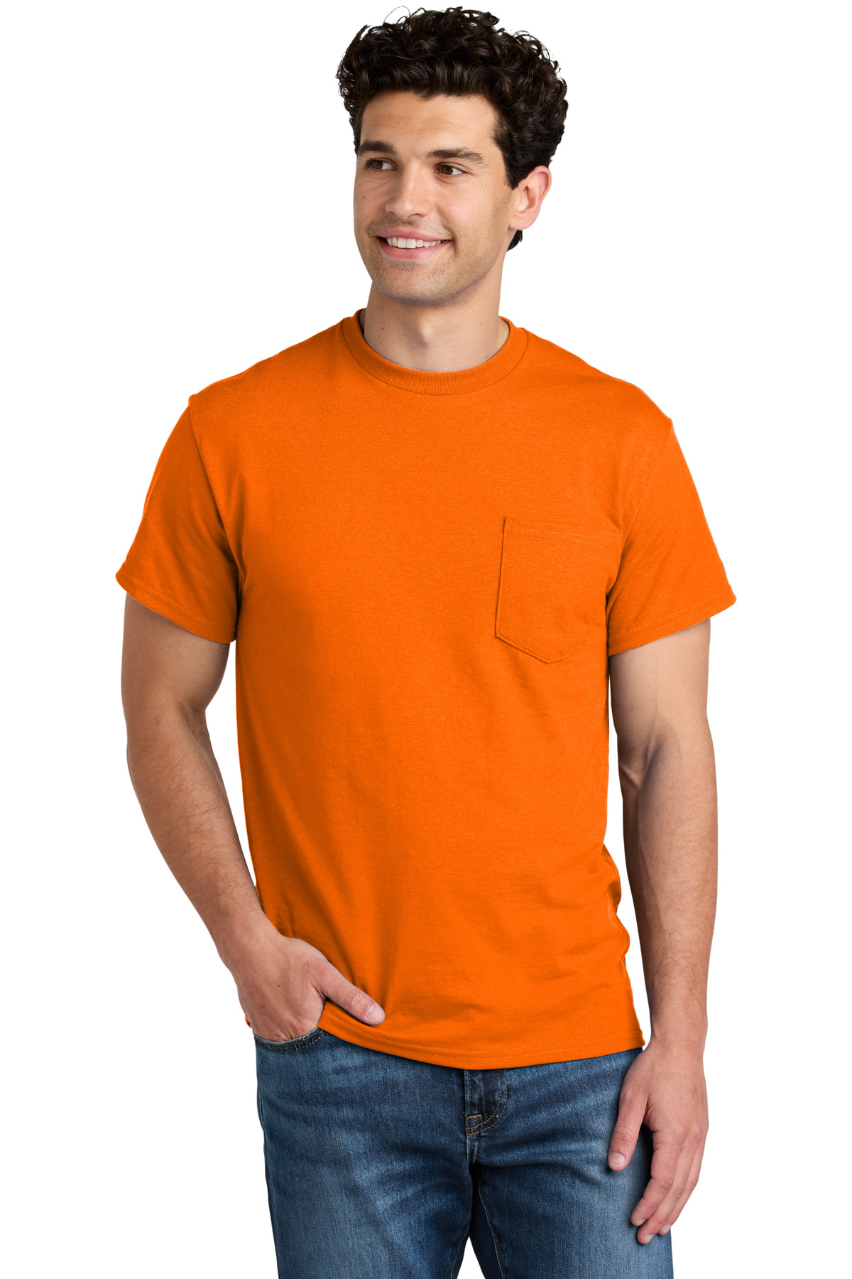 Gildan ® - DryBlend ® 50 Cotton/50 Poly Pocket T-Shirt. 8300 - Image 12