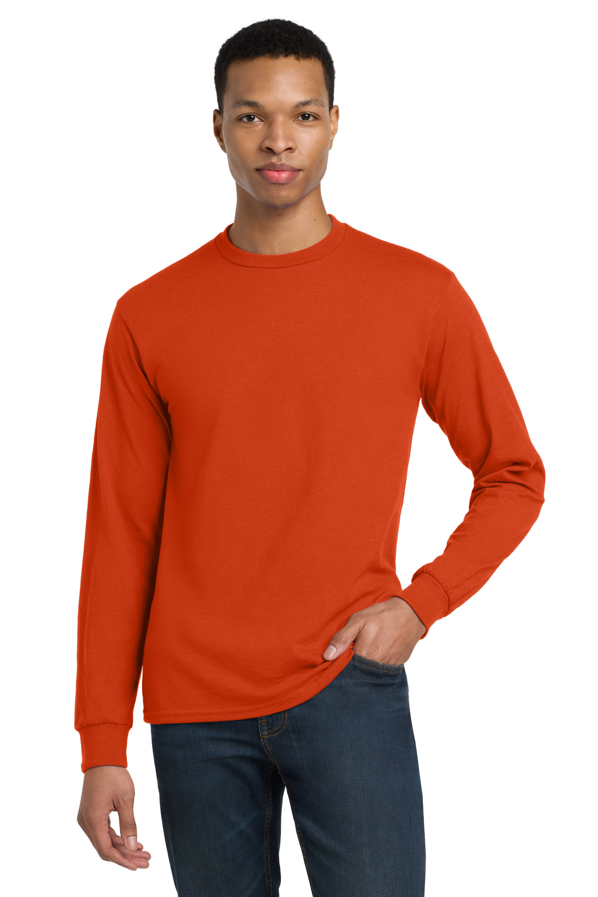 Gildan ® - DryBlend ® 50 Cotton/50 Poly Long Sleeve T-Shirt. 8400 - Image 7
