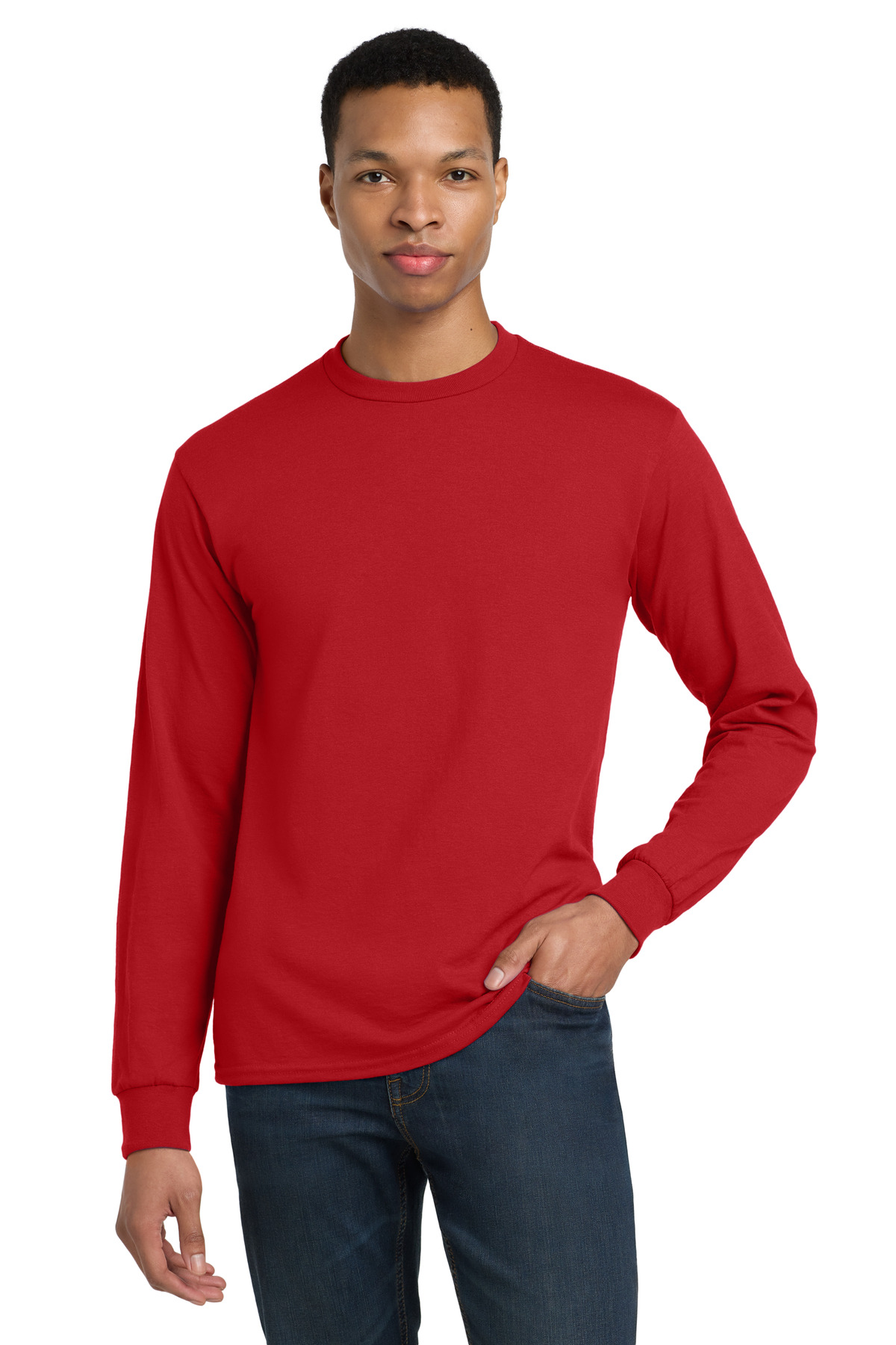 Gildan ® - DryBlend ® 50 Cotton/50 Poly Long Sleeve T-Shirt. 8400 - Image 9