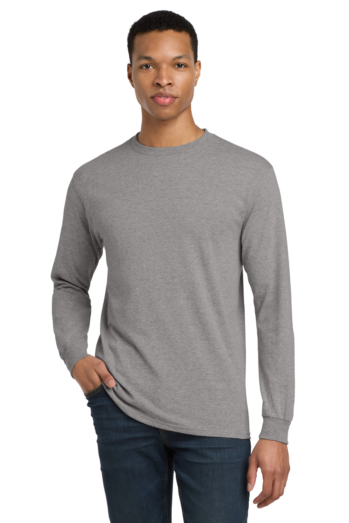 Gildan ® - DryBlend ® 50 Cotton/50 Poly Long Sleeve T-Shirt. 8400 - Image 14