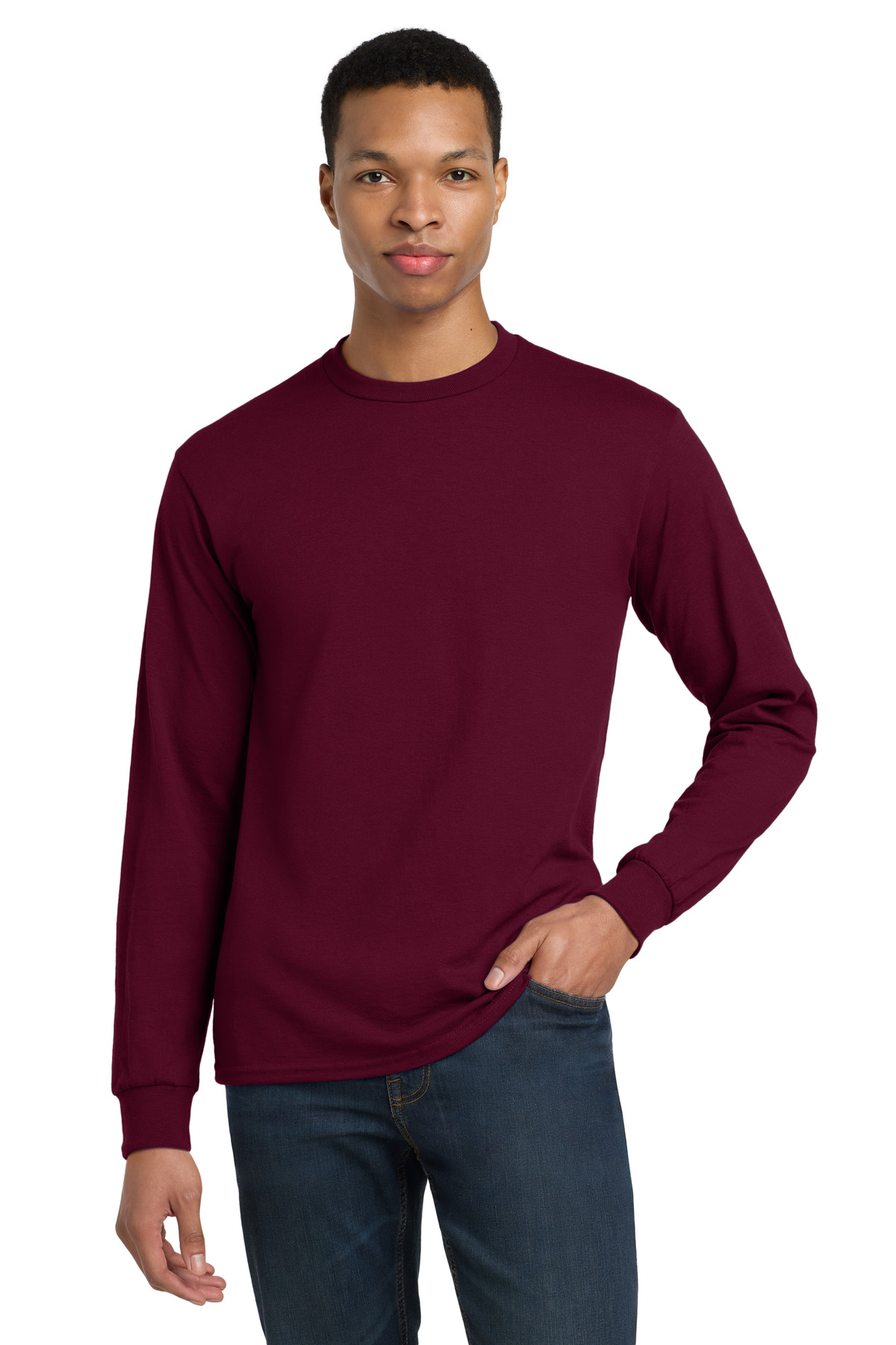 Gildan ® - DryBlend ® 50 Cotton/50 Poly Long Sleeve T-Shirt. 8400 - Image 15