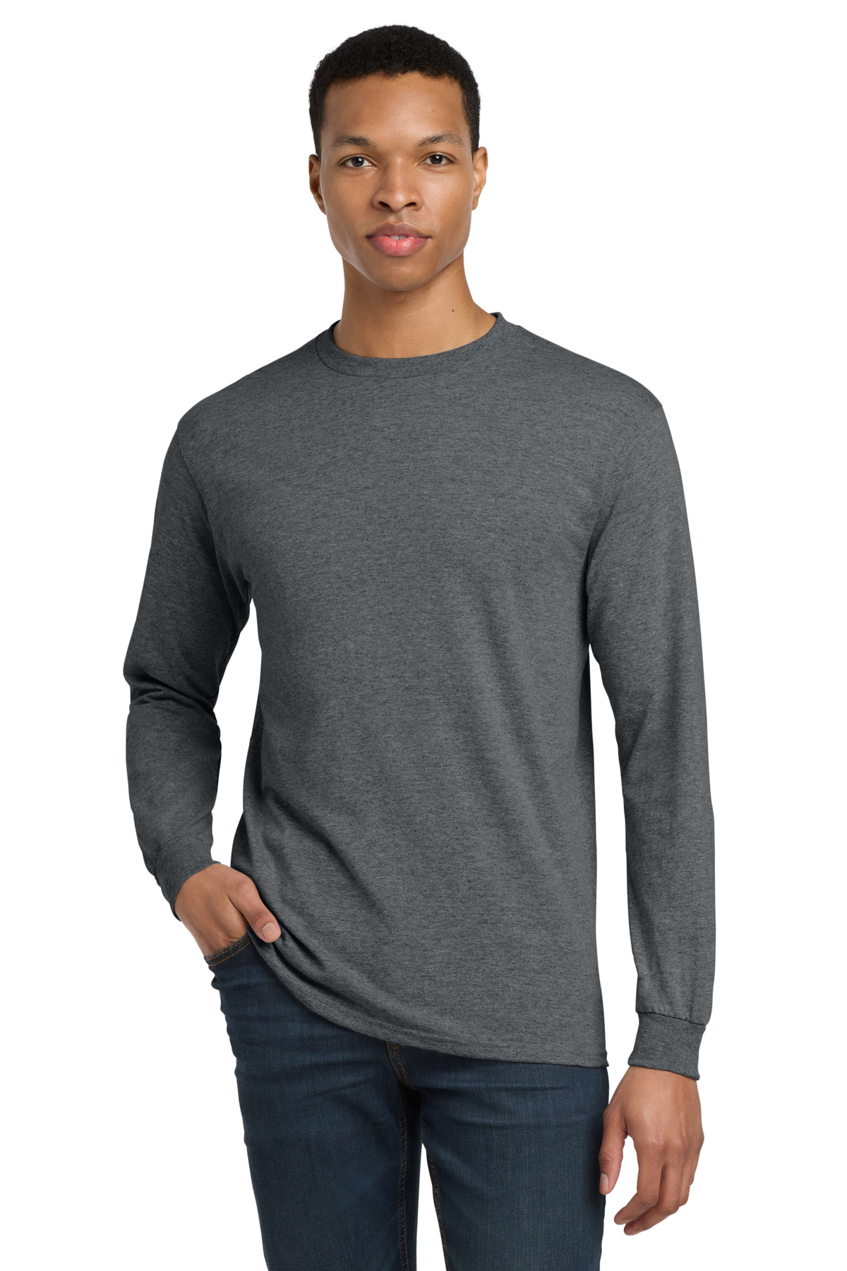 Gildan ® - DryBlend ® 50 Cotton/50 Poly Long Sleeve T-Shirt. 8400 - Image 22
