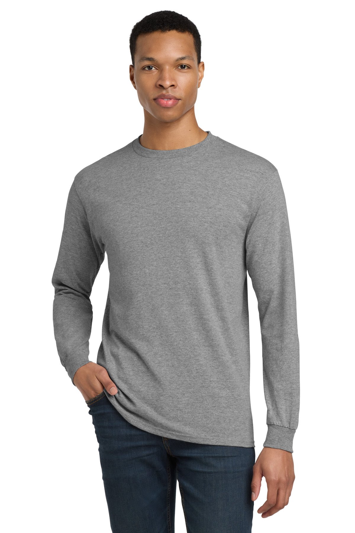 Gildan ® - DryBlend ® 50 Cotton/50 Poly Long Sleeve T-Shirt. 8400 - Image 21