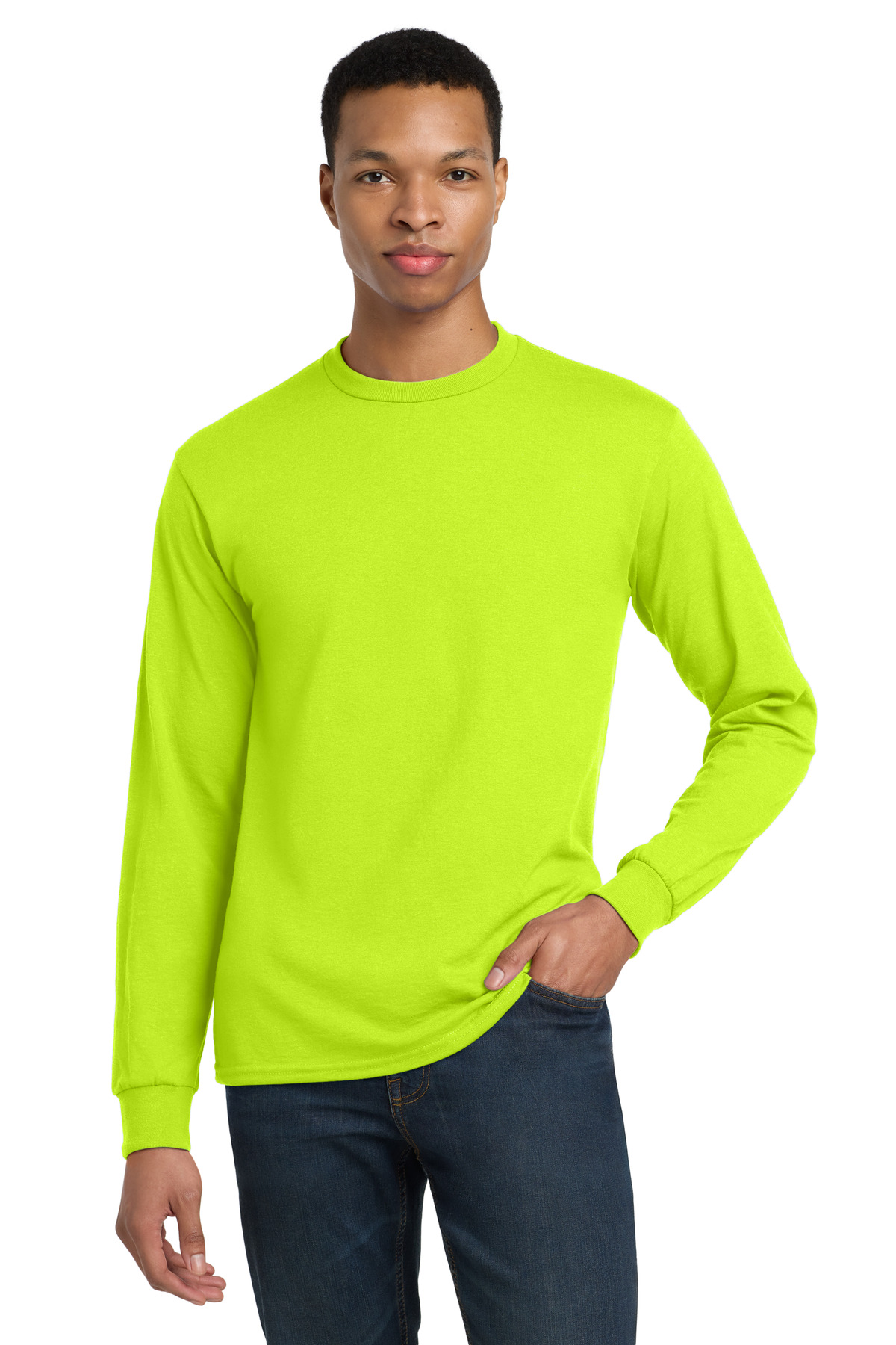 Gildan ® - DryBlend ® 50 Cotton/50 Poly Long Sleeve T-Shirt. 8400 - Image 19