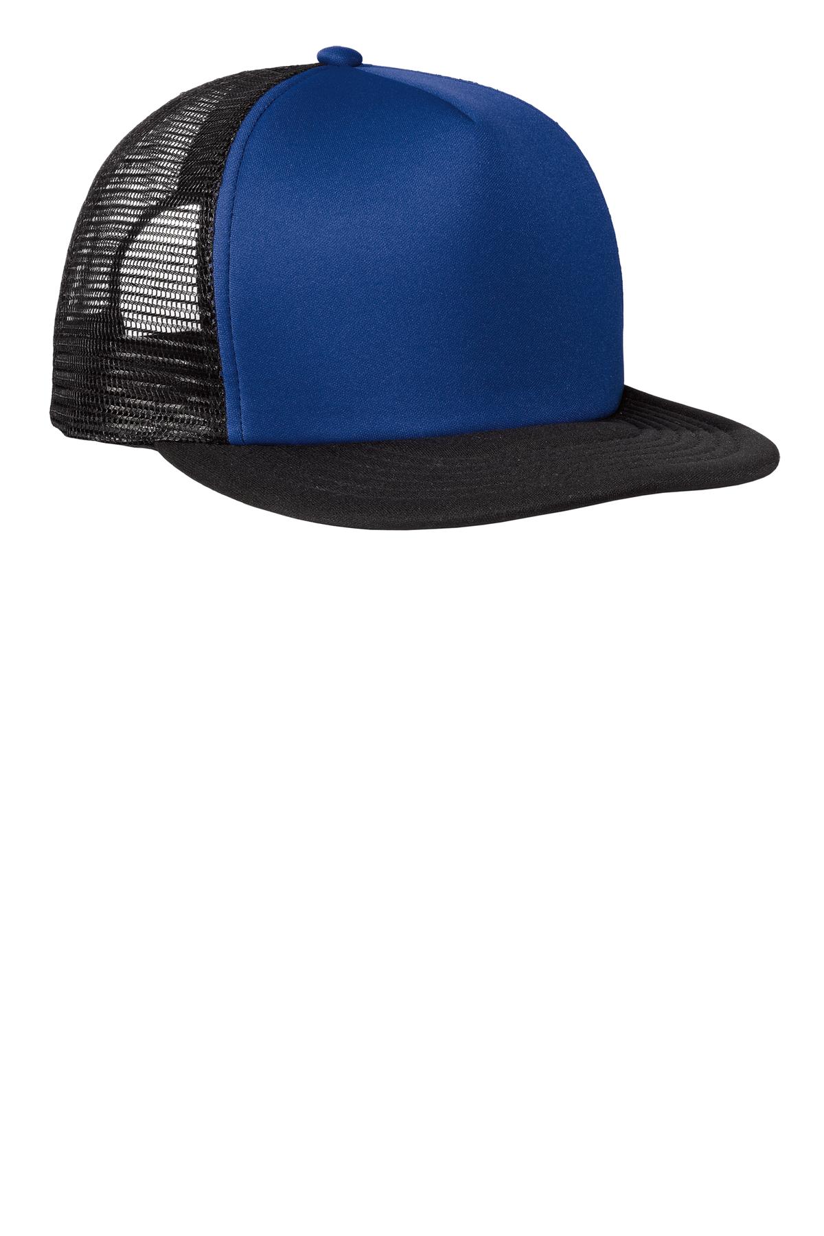 District ® Flat Bill Snapback Trucker Cap. DT624 - Image 6