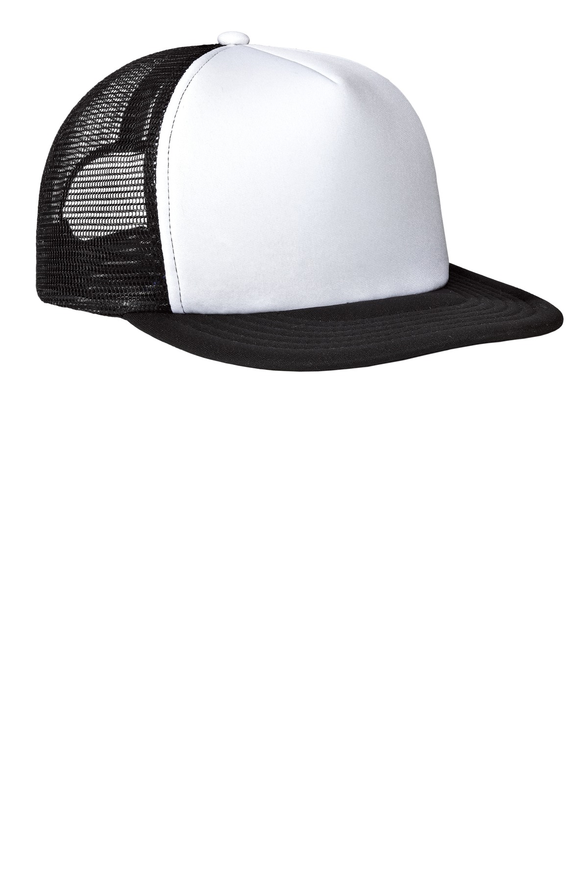 District ® Flat Bill Snapback Trucker Cap. DT624 - Image 7