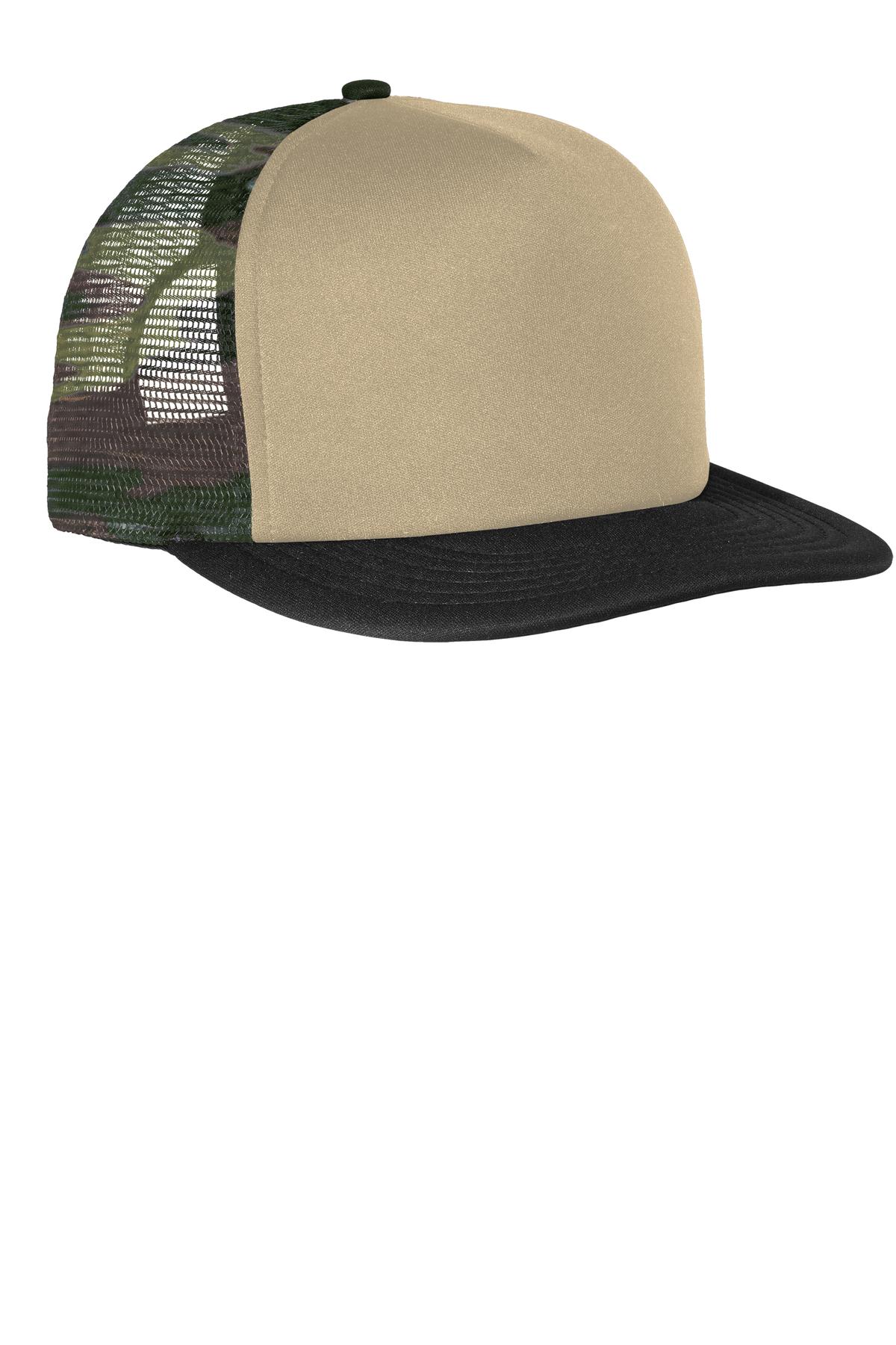 District ® Flat Bill Snapback Trucker Cap. DT624 - Image 8