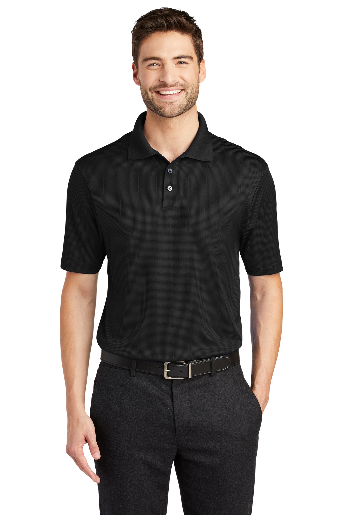 Port Authority ® Performance Fine Jacquard Polo. K528 - Image 2
