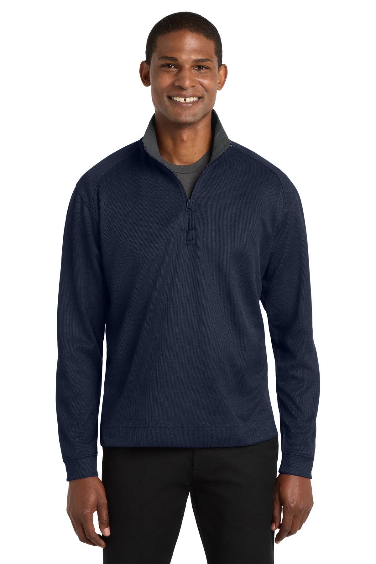 Port Authority ® Vertical Texture 1/4-Zip Pullover. K805 - Image 5