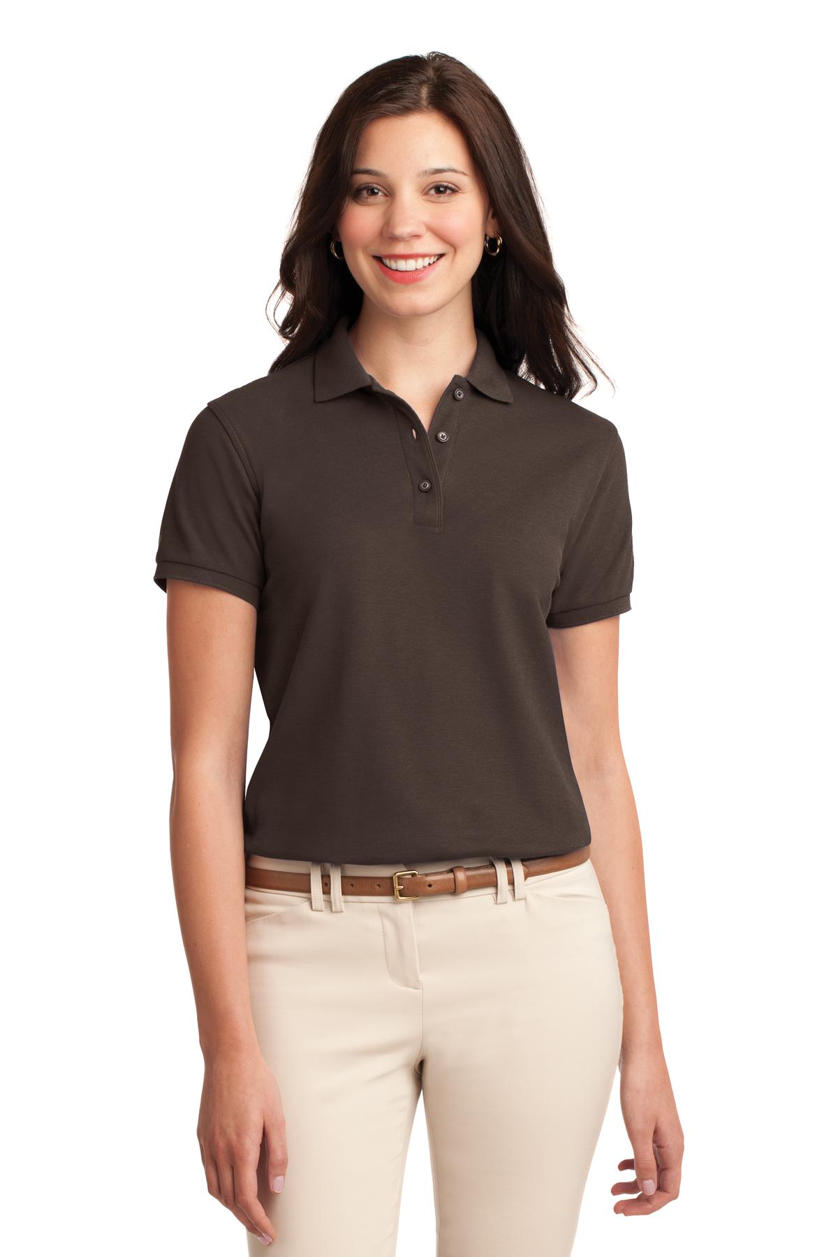Port Authority ® Women's Silk Touch Polo. L500 - Image 17
