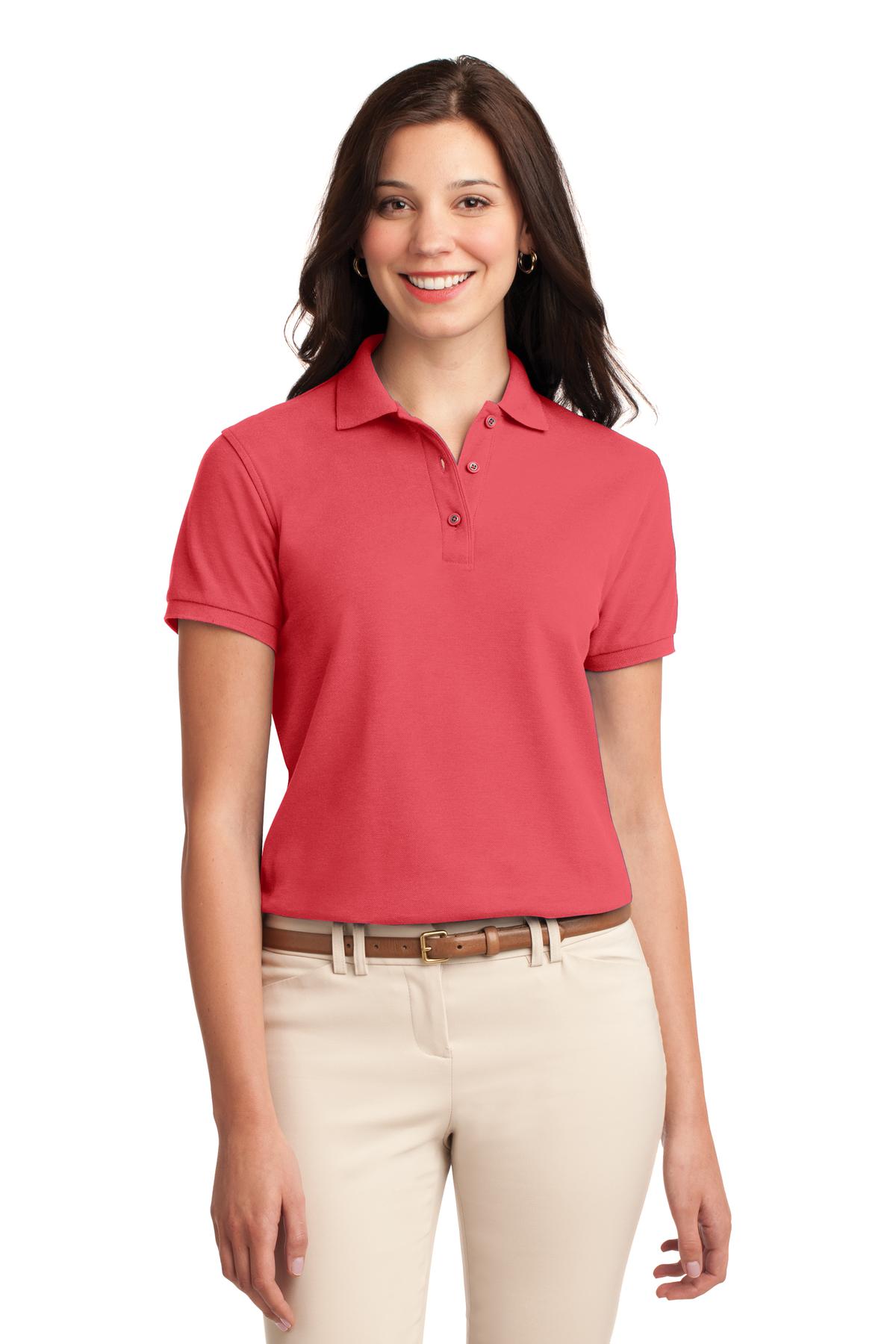 Port Authority ® Women's Silk Touch Polo. L500 - Image 16