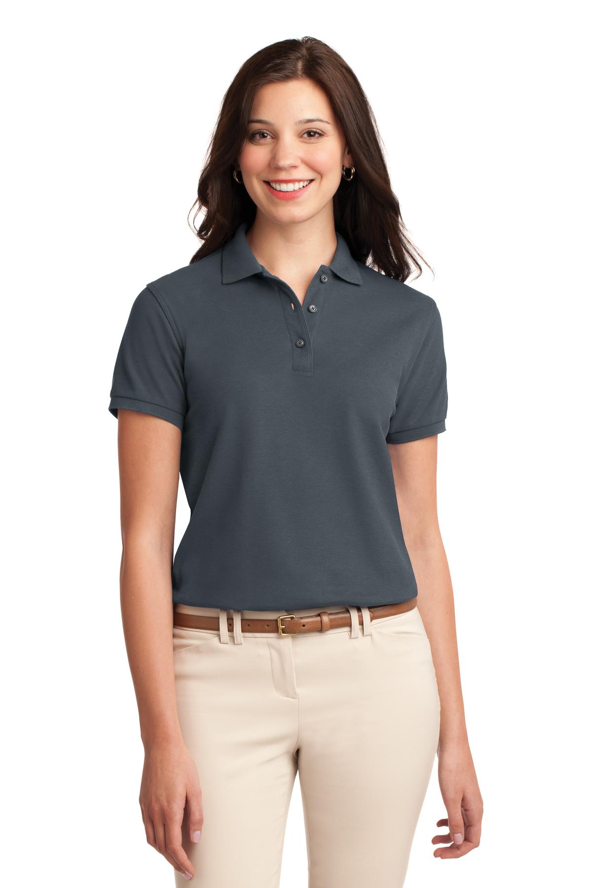 Port Authority ® Women's Silk Touch Polo. L500 - Image 20