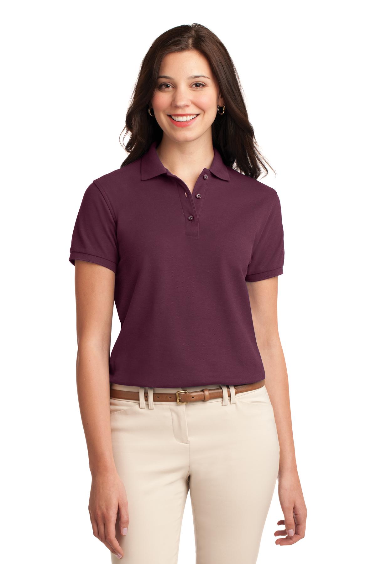 Port Authority ® Women's Silk Touch Polo. L500 - Image 21