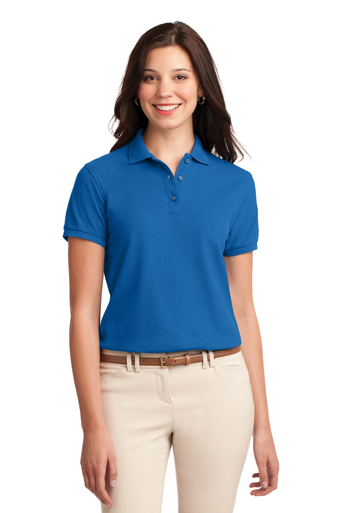 Port Authority ® Women's Silk Touch Polo. L500 - Image 31