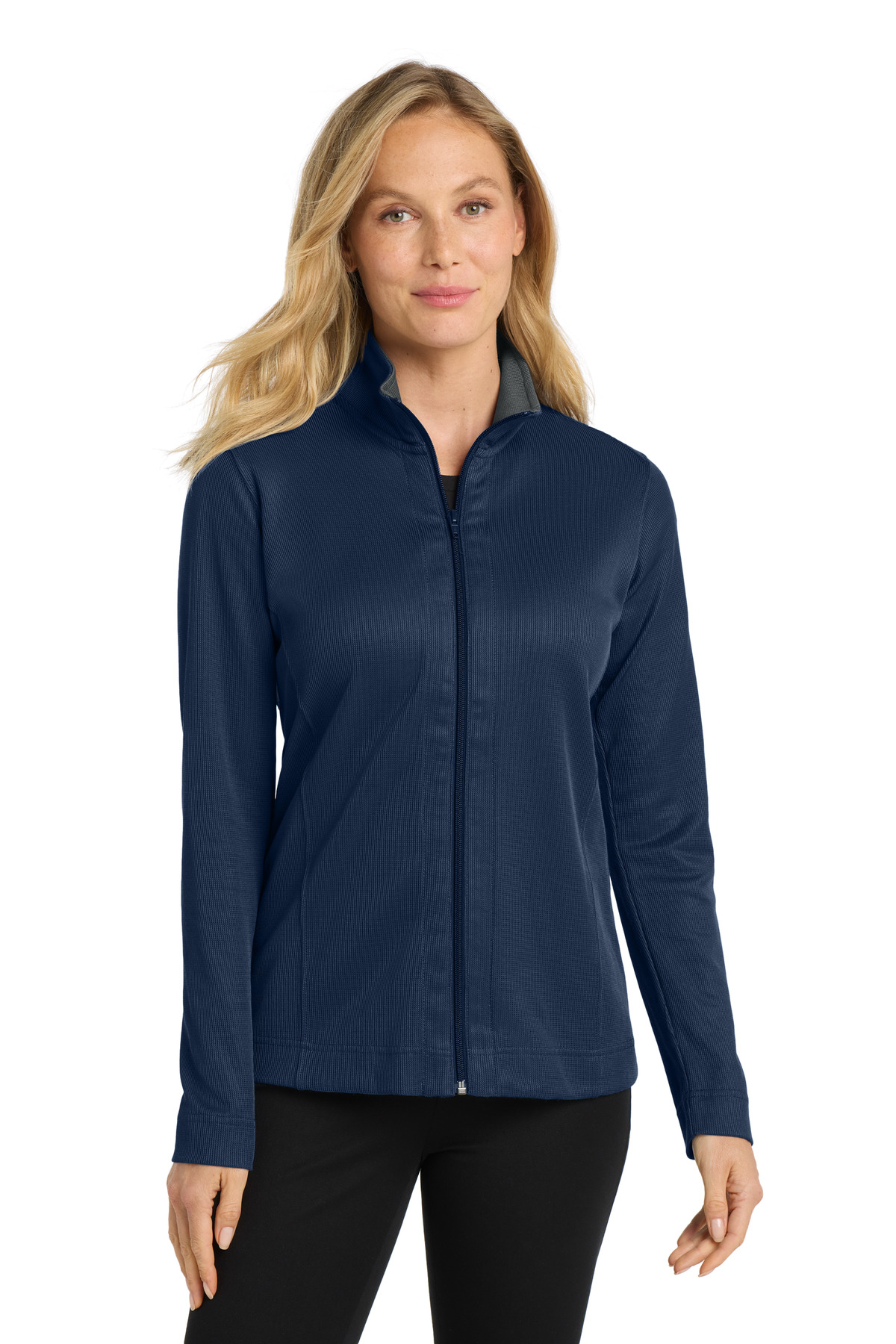Port Authority ® Women's Vertical Texture Full-Zip Jacket. L805 - Image 5