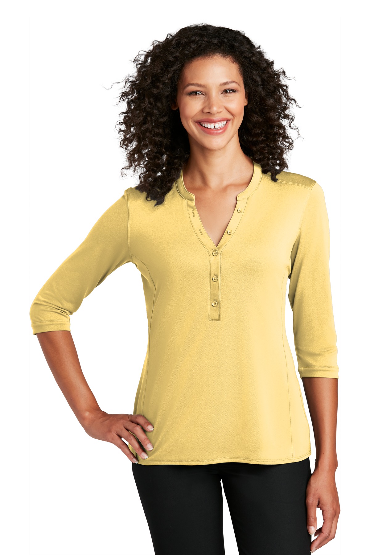 Port Authority ® Women's UV Choice Pique Henley LK750 - Image 10