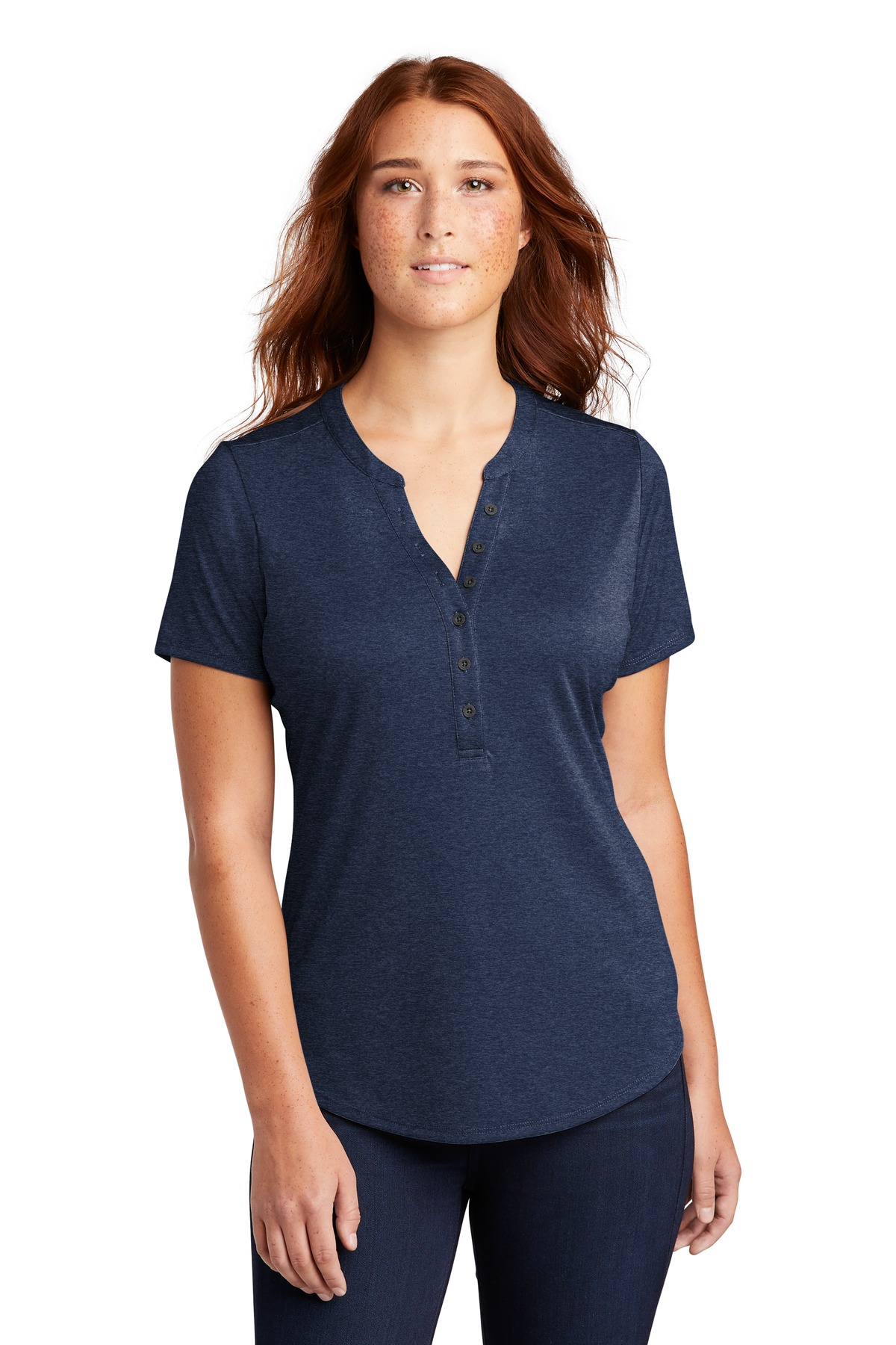 DISCONTINUED Sport-Tek ® Women's Endeavor Henley. LST468 - Image 5