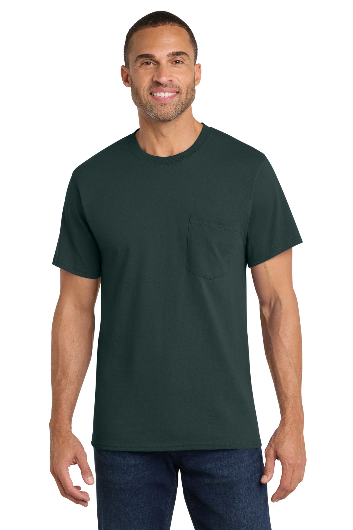 Port & Co Core Cotton Pocket Tee. PC54P - Image 10