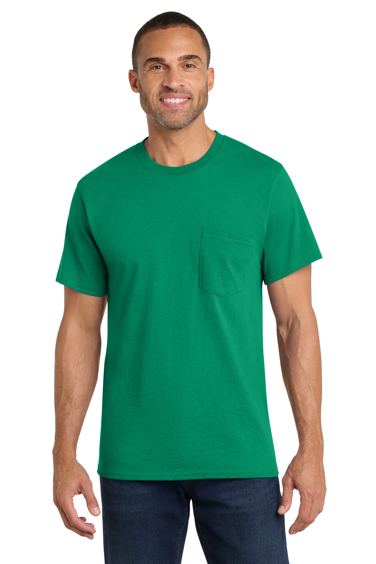 Port & Co Core Cotton Pocket Tee. PC54P - Image 15