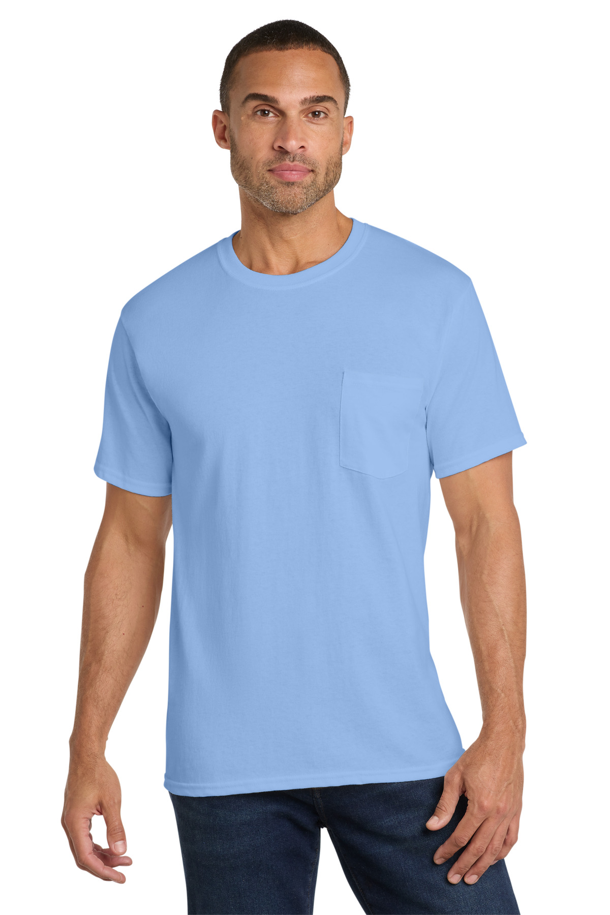 Port & Co Core Cotton Pocket Tee. PC54P - Image 16