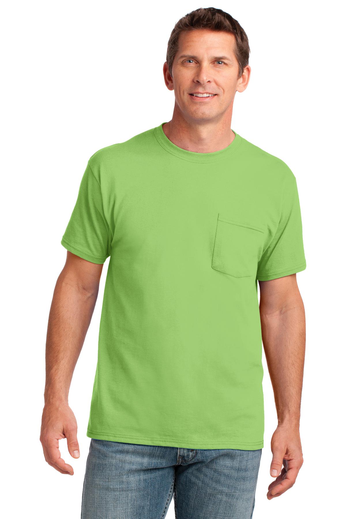 Port & Co Core Cotton Pocket Tee. PC54P - Image 19