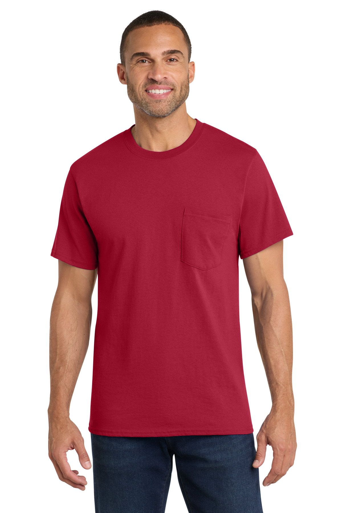 Port & Co Core Cotton Pocket Tee. PC54P - Image 26