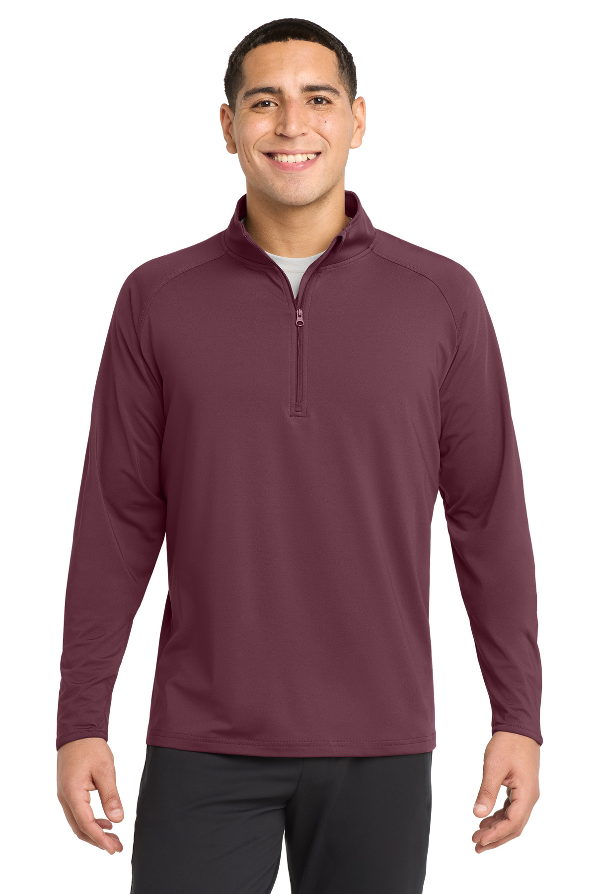 Sport-Tek ® Sport-Wick ® Stretch 1/4-Zip Pullover. ST850 - Image 9