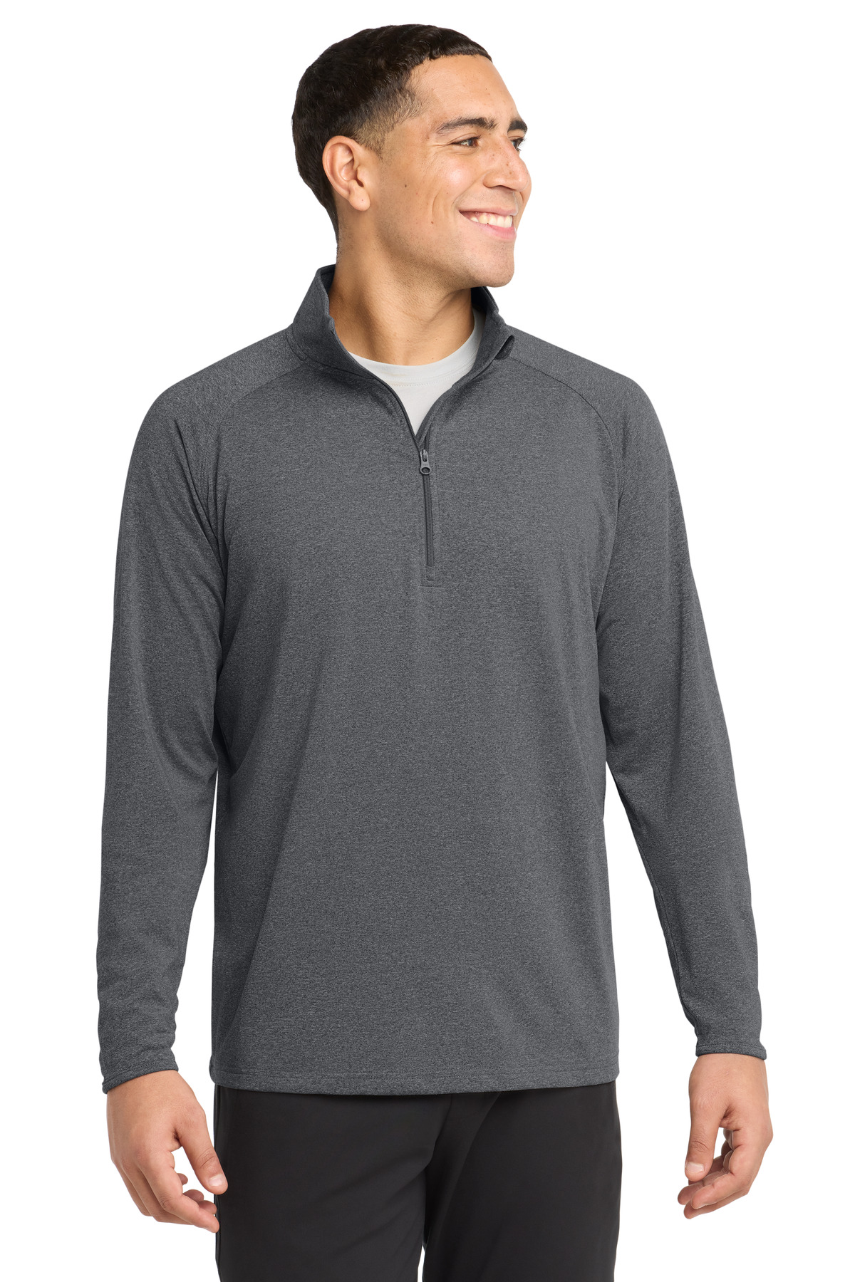Sport-Tek ® Sport-Wick ® Stretch 1/4-Zip Pullover. ST850 - Image 13
