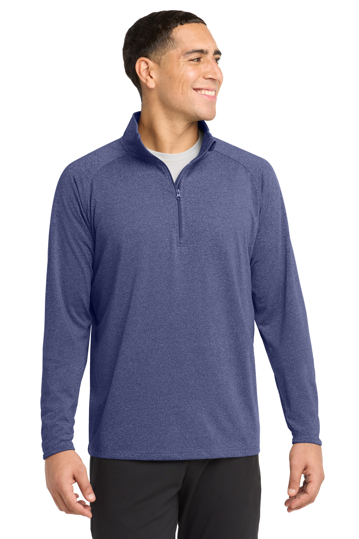 Sport-Tek ® Sport-Wick ® Stretch 1/4-Zip Pullover. ST850 - Image 15