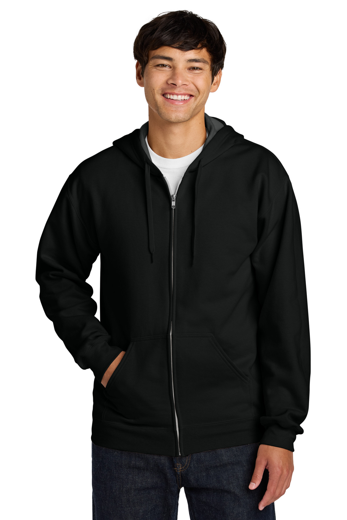 Gildan Softstyle ® Midweight Fleece Full-Zip Hooded Sweatshirt SF600 - Image 5