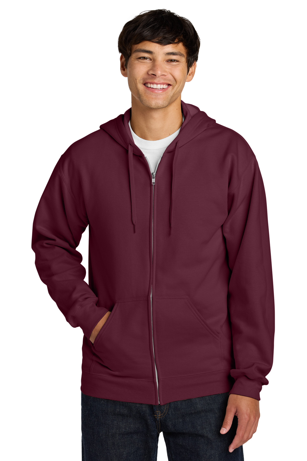 Gildan Softstyle ® Midweight Fleece Full-Zip Hooded Sweatshirt SF600 - Image 8