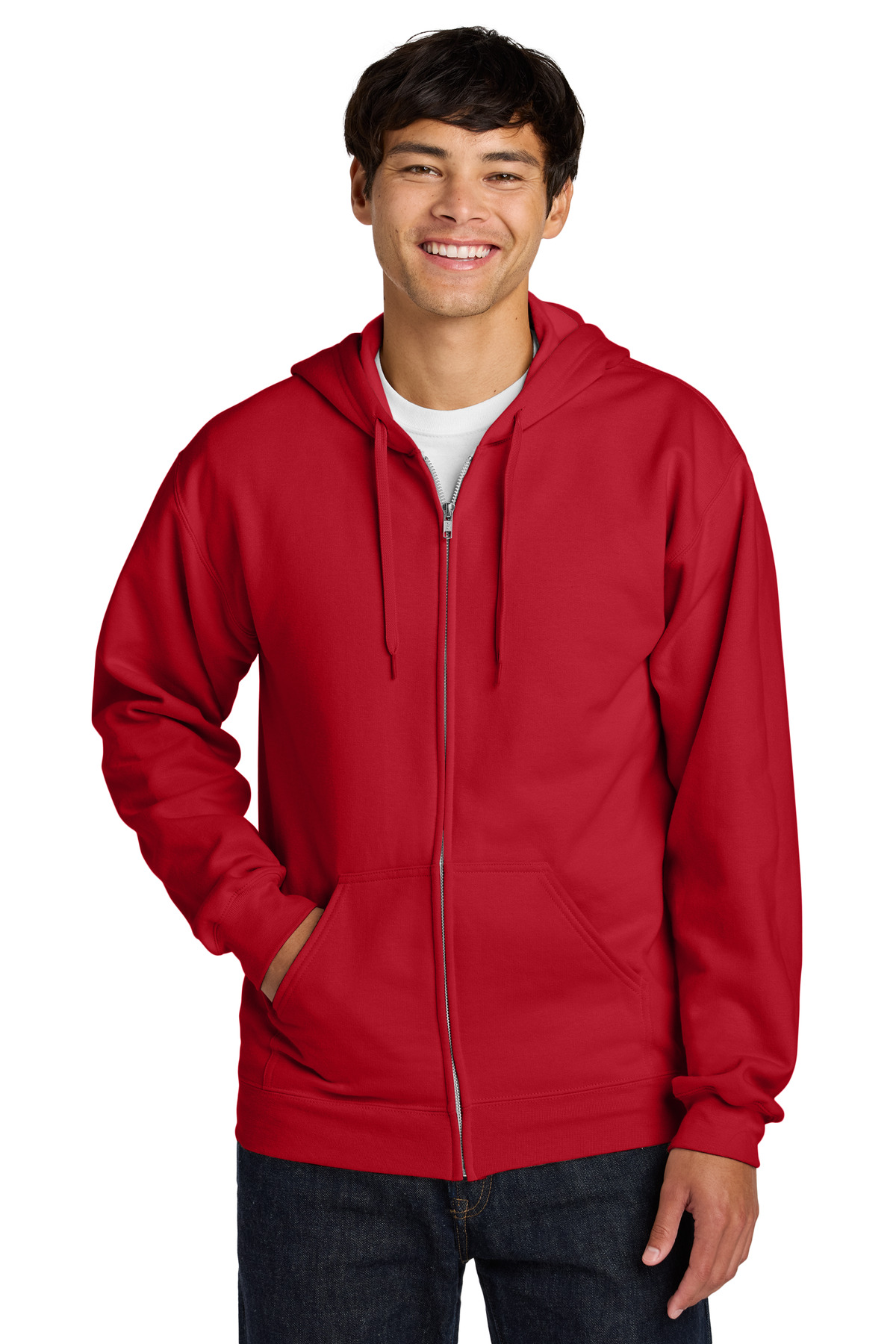 Gildan Softstyle ® Midweight Fleece Full-Zip Hooded Sweatshirt SF600 - Image 9