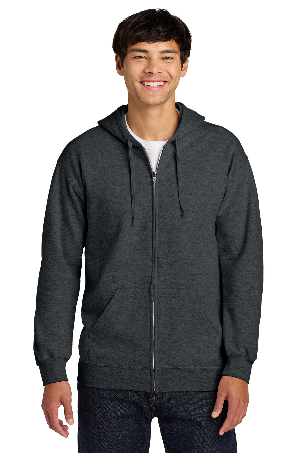 Gildan Softstyle ® Midweight Fleece Full-Zip Hooded Sweatshirt SF600 - Image 13